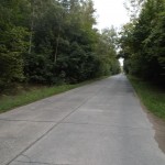Komorniki – droga „grajzerówka” prowadząca do Wielkopolskiego Parku Narodowego