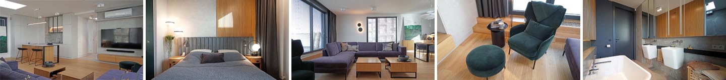 Podniebny apartament w minimalistycznym stylu