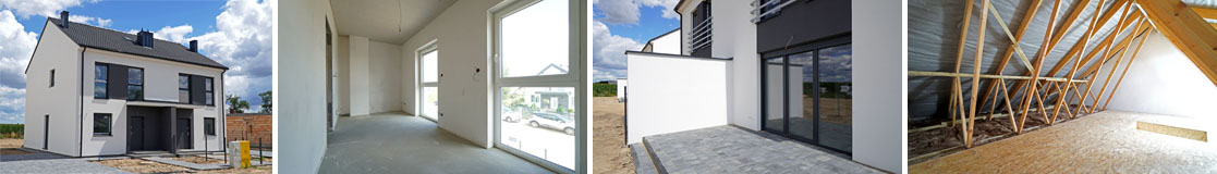 Nowy dom bliźniak 97 m2 - sprawdzony projekt dewelopera Hermanos